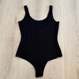 Shinestar Black Tank Bodysuit for Women